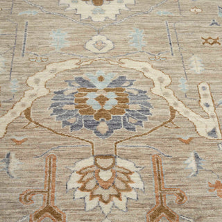 Elysian 8x10 Ivory Persian Ziegler Floral Motifs Wool Rug