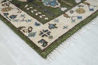 Persian Green Tree Of Life Hand Knotted Wool Rug