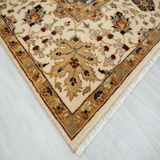 Florencia 8x10 Authentic Persian Gold Kerman Sickle Rug