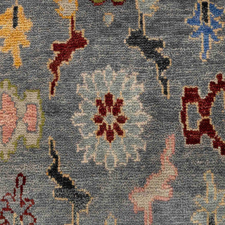 Mason- 8x10 Gray Hand Knotted Soft Wool Area Rug