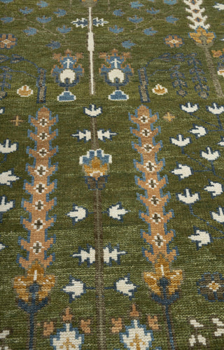 Verdant- Sage Green Life of Tree Wool Rug