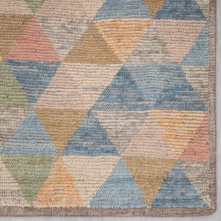 8x10 Pastel Low Pile Wool Area Rug
