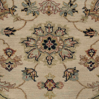 Sylvan 4x6 Persian Floral Hand-Knotted Wool Area Rug