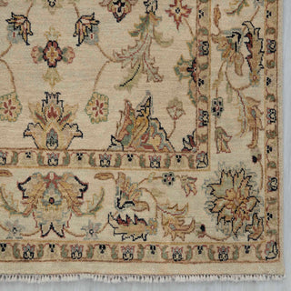 Sylvan 4x6 Persian Floral Hand-Knotted Wool Area Rug