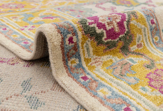 Hauser Loom 8x10 Ivory Gold Oushak Hand Knotted Wool Rug