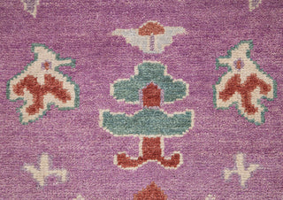 Funky Lavender 8x10 Purple Turkish Oushak Wool Rug