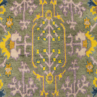 Emerald Vintage Look 8x10 Turkish Oushak Rug