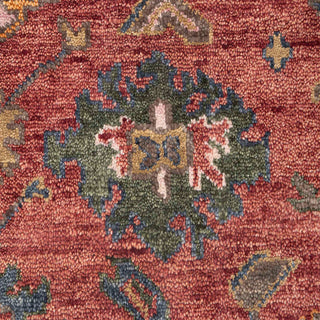 Henry 8x10 Red Wool Area Rug Handmade Modern Turkish Oushak Rug
