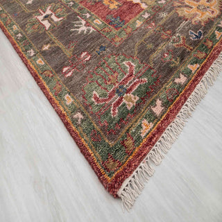 Henry 8x10 Red Wool Area Rug Handmade Modern Turkish Oushak Rug