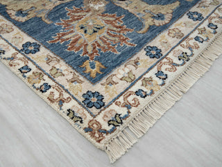 9x12 Ivory Traditional Persian Sultanabad Inspired High KPSI Wool Rug