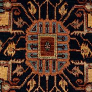Medallion Hand-Knotted Wool Area Rug
