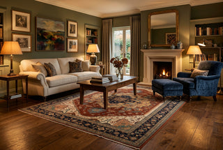 Medallion Hand-Knotted Wool Area Rug