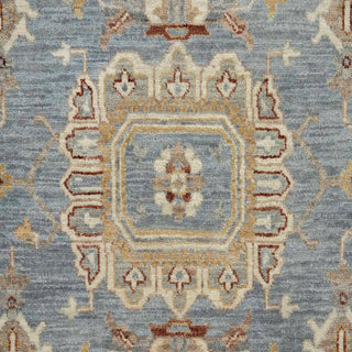 Muted Taupe & Ivory Garden Cypress Hand-Knotted Wool Area Rug