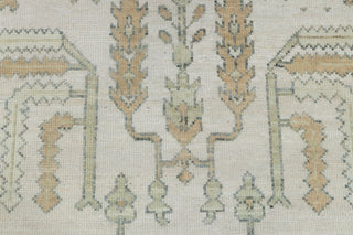 Ivory Tree Of Life Garden Oushak Wool Rug