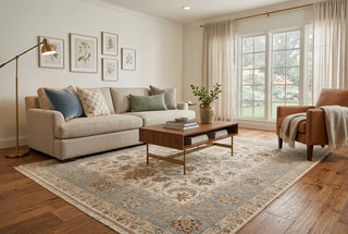Ivory Gold 9x12 Persian Ziegler Rug
