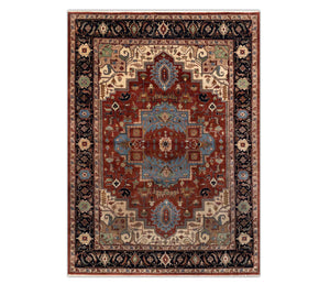 10x14 Jarso Fine Hand Knotted Persian Mahal Wool Rug