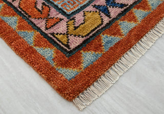 Rust & Navy Blue  12x15 Oversize Persian Carpet