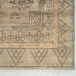 Aurekh 8x10 Camel Sand Hand Knotted Wool Rug