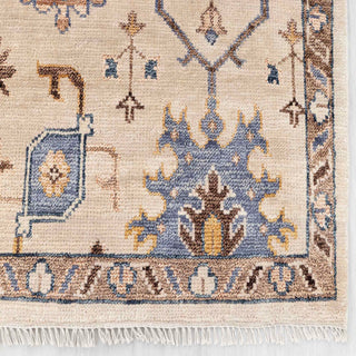 Lorrie Filson Flral Motif 8x10 Oushak Rug