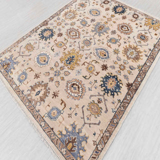 Lorrie Filson Flral Motif 8x10 Oushak Rug