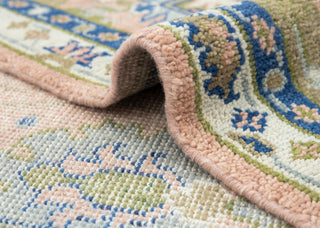 Blossom 8x10 Blush Pink Turkish Oushak Wool Rug