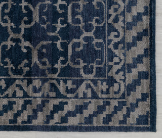 Meridian 8x10 Navy Hand-Knotted Wool Area Rug
