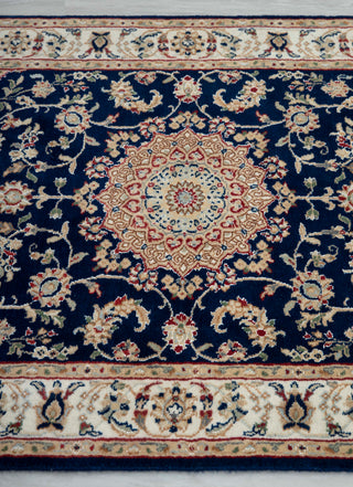 3x5 Nain Hand Knotted Persian Medallion Rug