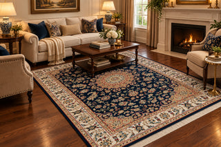 3x5 Nain Hand Knotted Persian Medallion Rug