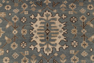 Helen 8x10 Modern Neutral Look Soft Blue Beige Wool Rug