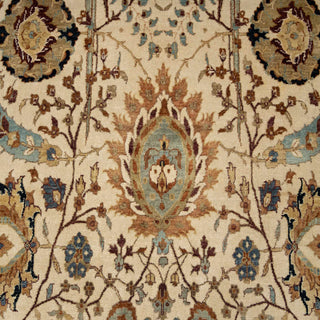 Persian Kerman Sickle 9x12 Super Fine Hand Knotted Rug