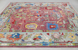 Ankara Maroon Soft Wool Handmade Turkish Oushak Customize Rug