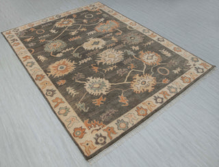 Plush Feel 8x10 Langford Turkish Floral Oushak Woollen Rug