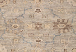 8x10 Beige Living Room Rug Handmade Turkish Oushak Style Wool Rug