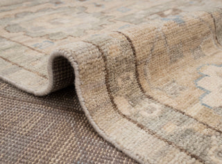 8x10 Beige Living Room Rug Handmade Turkish Oushak Style Wool Rug