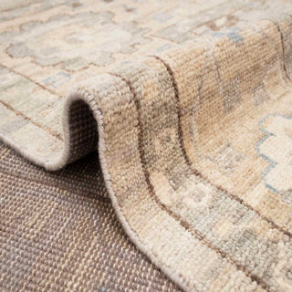 German 10x14 Beige Taupe Neutral Look Handmade Oushak Rug