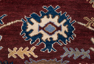 Maroon 8x10 Langford Antique Floral Oushak Woollen Rug