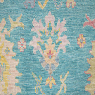 Nourison 12x15 Blue Oushak Handmade Turkish Wool Rug