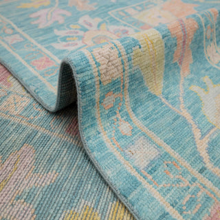 Nourison 12x15 Blue Oushak Handmade Turkish Wool Rug