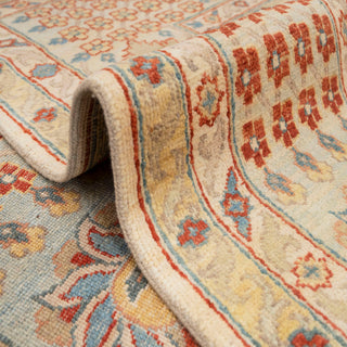 Stuart 8x10 Ivory Turkish Oushak Hand Knotted Wool Rug