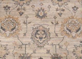 Serenvale 9x12 Cream Gray Oushak Hand Knotted Wool Rug