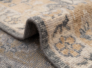 Serenvale 9x12 Cream Gray Oushak Hand Knotted Wool Rug
