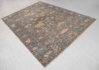 Heirloom 10x14 Gray Modern Turkish Oushak Wool Rug