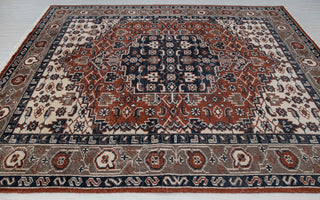 Ember 8x10 Persian Heriz Inspired Wool Rug