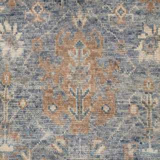 Elysian 8x10 Blue Gray Turkish Oushak Hand Knotted Oriental Wool Rug