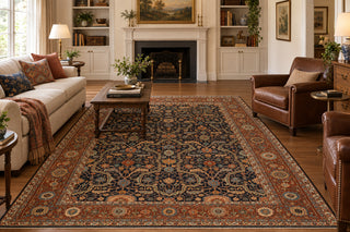 Rubicon- Rich Persian Retro Mahal  Wool Rug