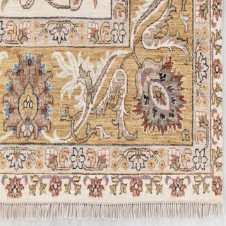 Zentario 9x12 Ivory & Gold Traditional Persian Style
