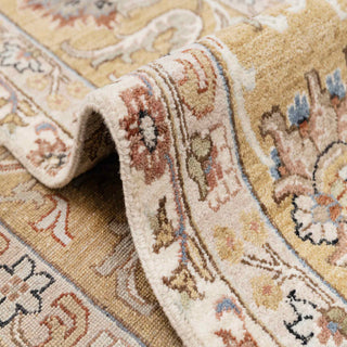 Zentario 9x12 Ivory & Gold Traditional Persian Style