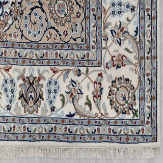 Classic Medallion Nain Wool & Silk Rug
