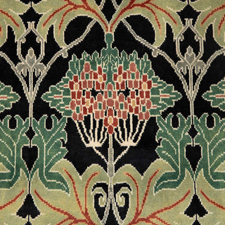 Floral 8x10 William Morris Inspired Arts & Crafts Rug