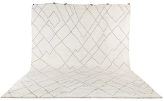 Frazier 12x15 Ivory Beni Moroccan Wool Rug